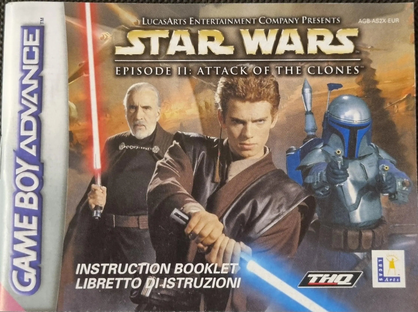Star Wars Episode 2: Attack of The Clones manual (EUR) - ZZGames.dk