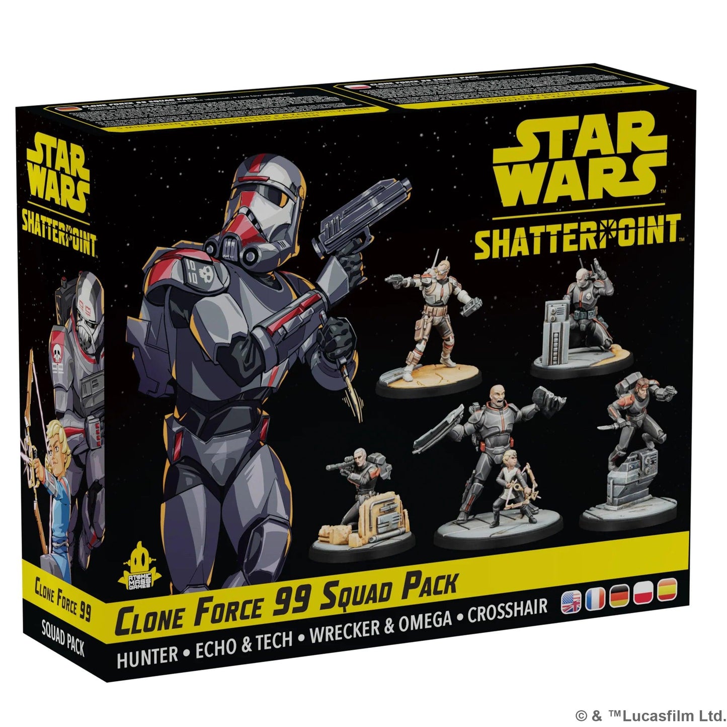 Star Wars: Shatterpoint Clone Force 99 Squad Pack - ZZGames.dk