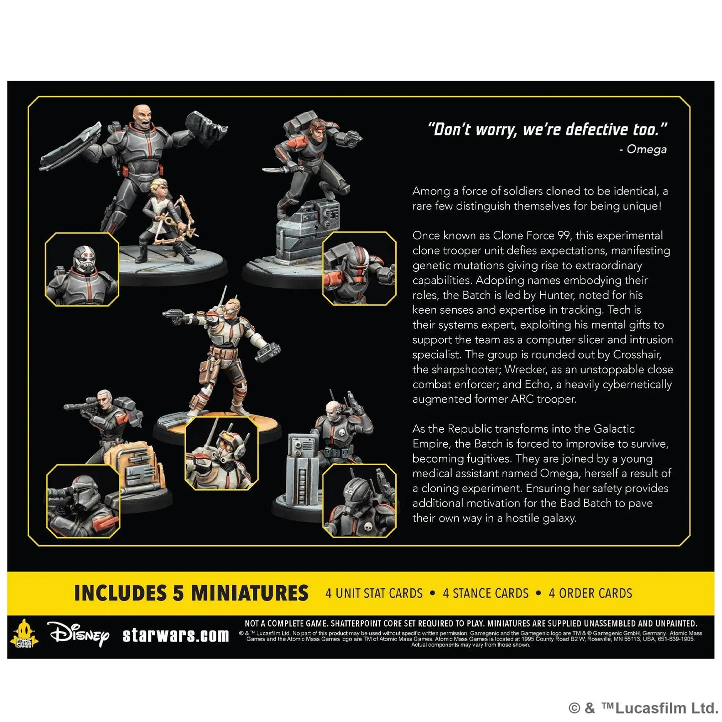 
                  
                    Star Wars: Shatterpoint Clone Force 99 Squad Pack - ZZGames.dk
                  
                