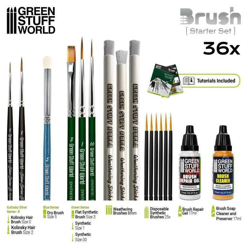 
                  
                    Starter Brush Set - ZZGames.dk
                  
                