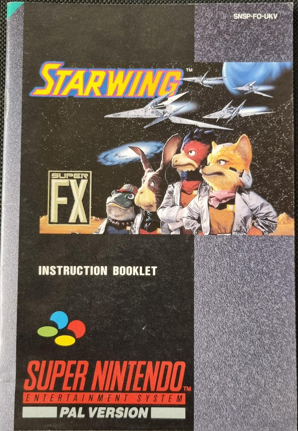Starwing manual (UKV) - ZZGames.dk