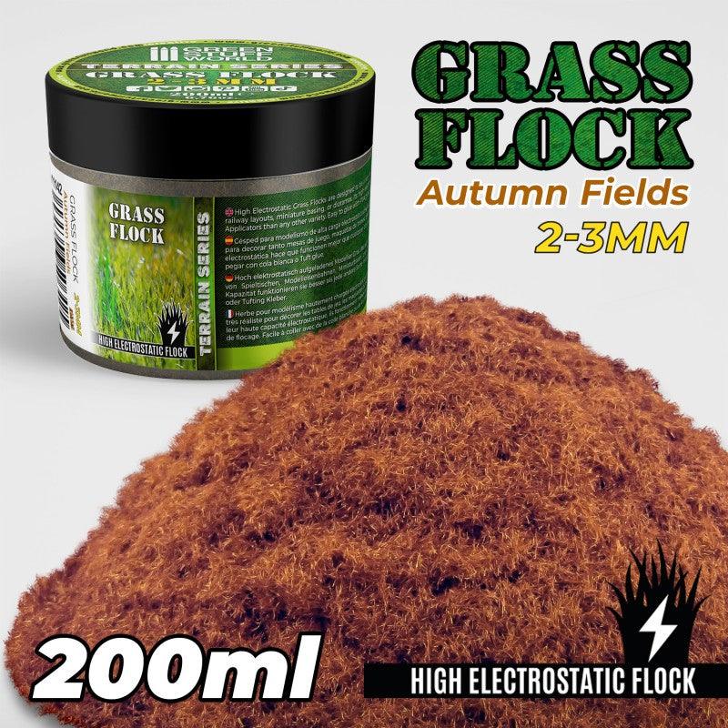 Static Grass Flock 2-3mm - AUTUMN FIELDS - 200 ml - ZZGames.dk