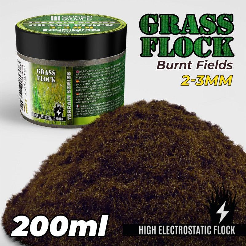 Static Grass Flock 2-3mm - BURNT FIELDS - 200 ml - ZZGames.dk
