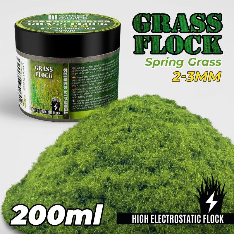 Static Grass Flock 2-3mm - SPRING GRASS - 200 ml - ZZGames.dk