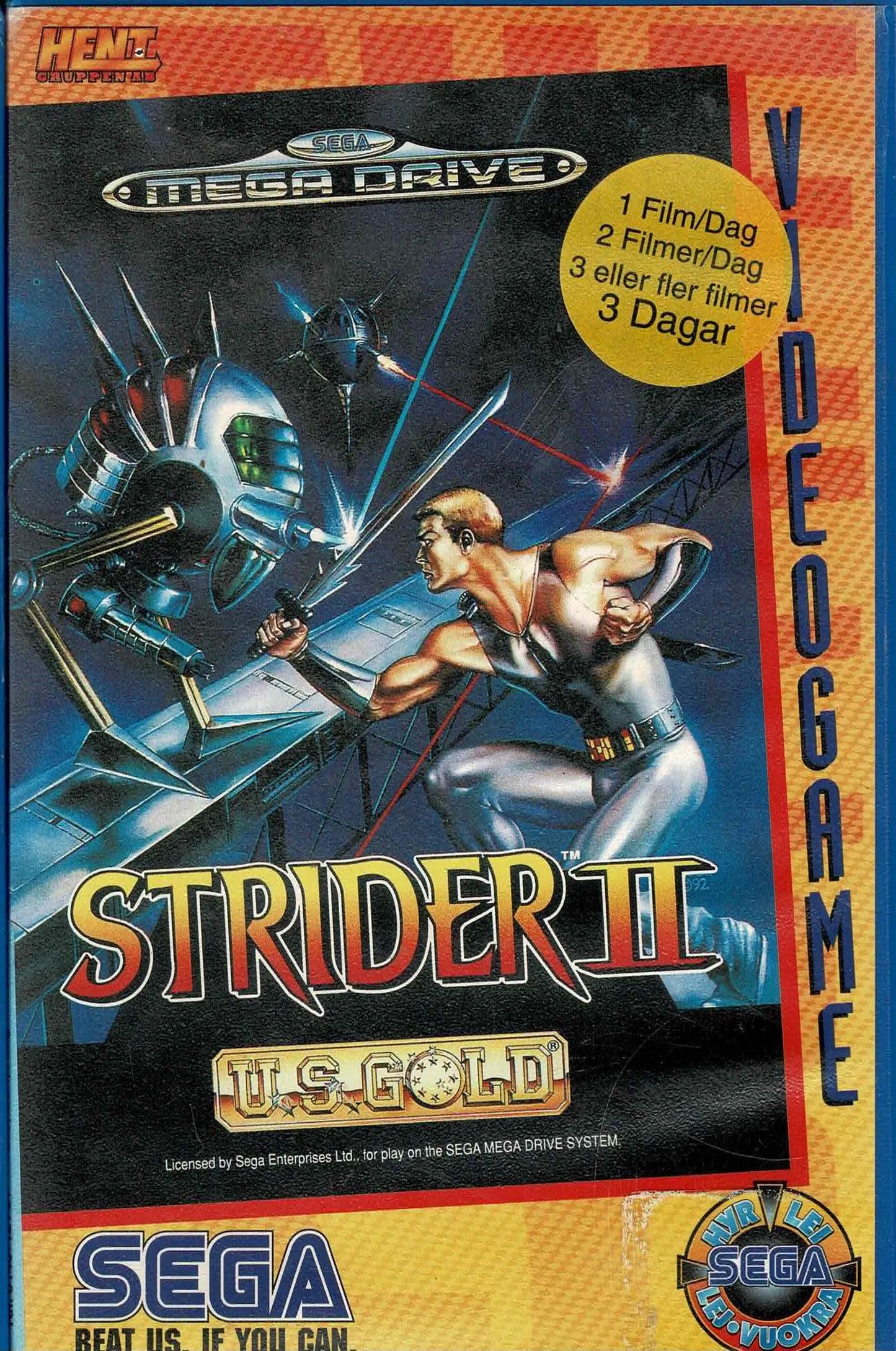 Strider 2 Udlejningsæske (u. manual & kosmetiske fejl) - ZZGames.dk