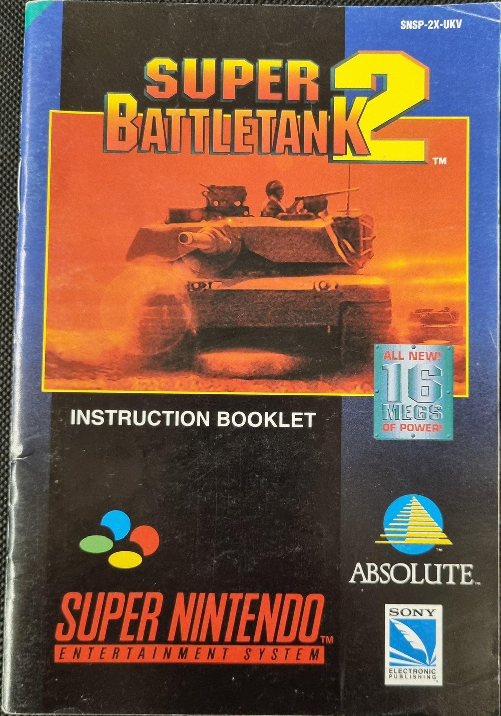 Super Battletank 2 manual (UKV) - ZZGames.dk