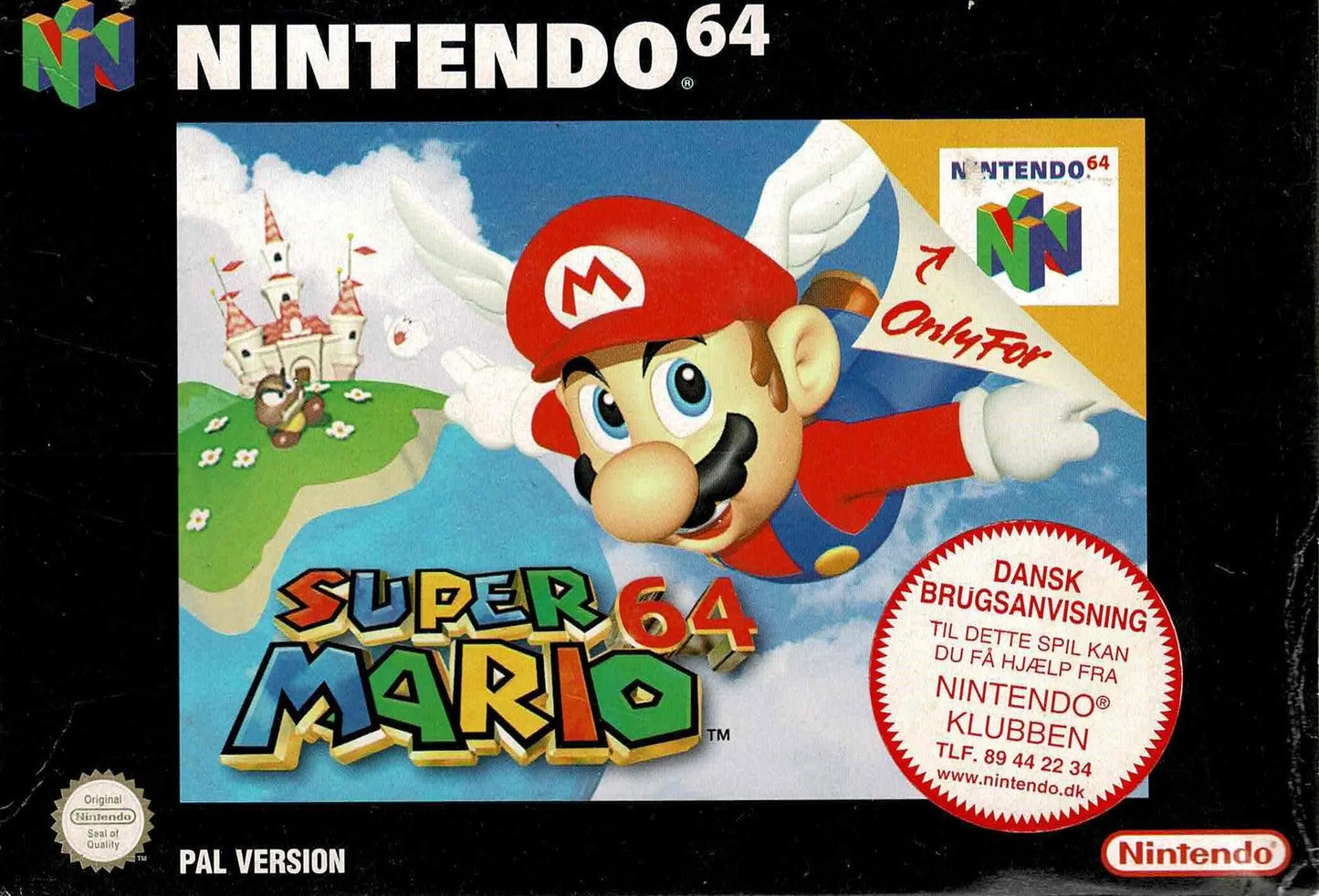 Super Mario 64 i æske (kosmetiske fejl) - ZZGames.dk