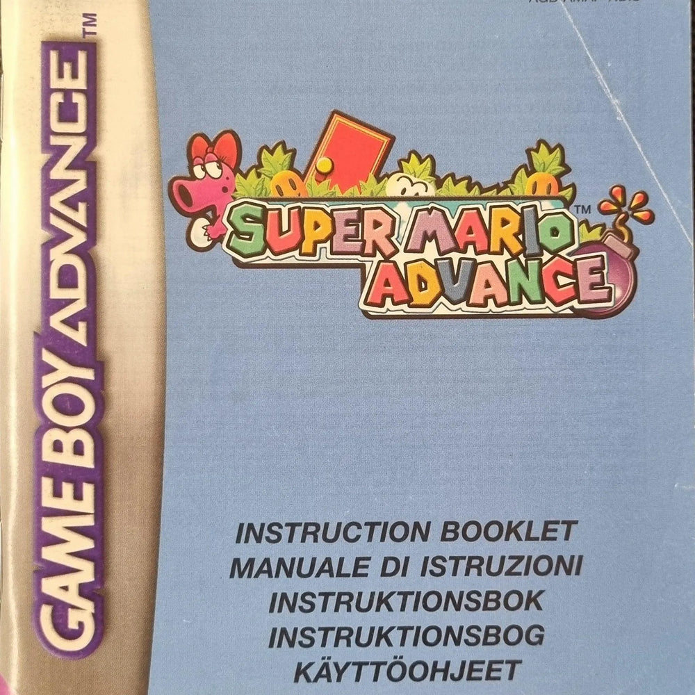 Super Mario Advance manual (NDIS) (Mindre kosmetiske fejl) - ZZGames.dk