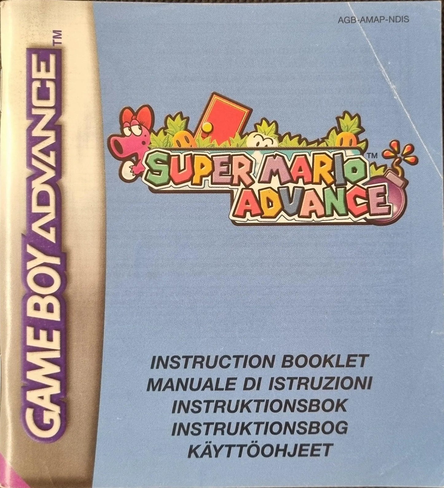 Super Mario Advance manual (NDIS) (Mindre kosmetiske fejl) - ZZGames.dk