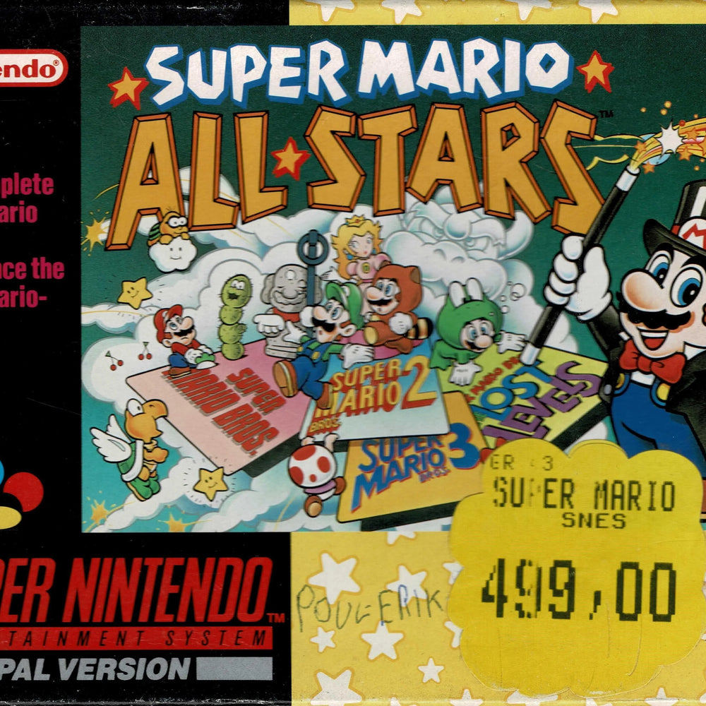 Super Mario All Stars i æske - ZZGames.dk