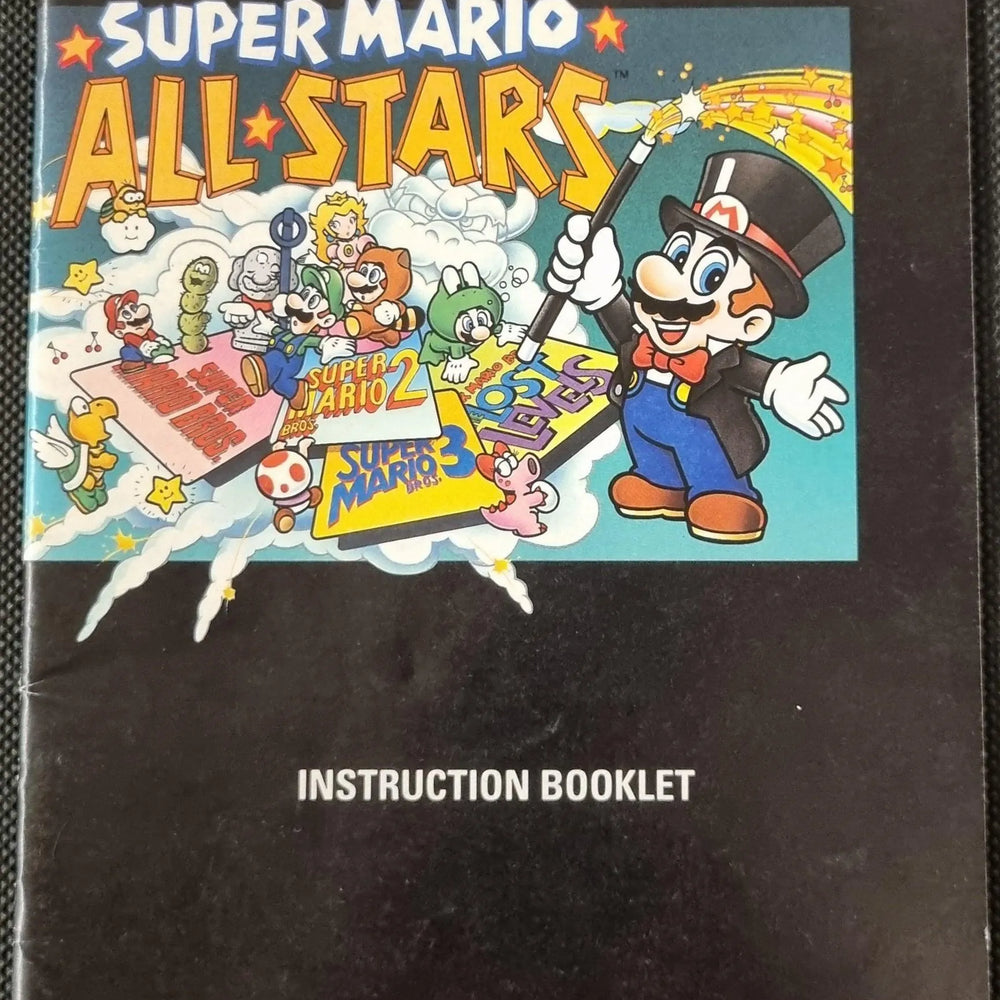 Super Mario All Stars manual (USA) - ZZGames.dk