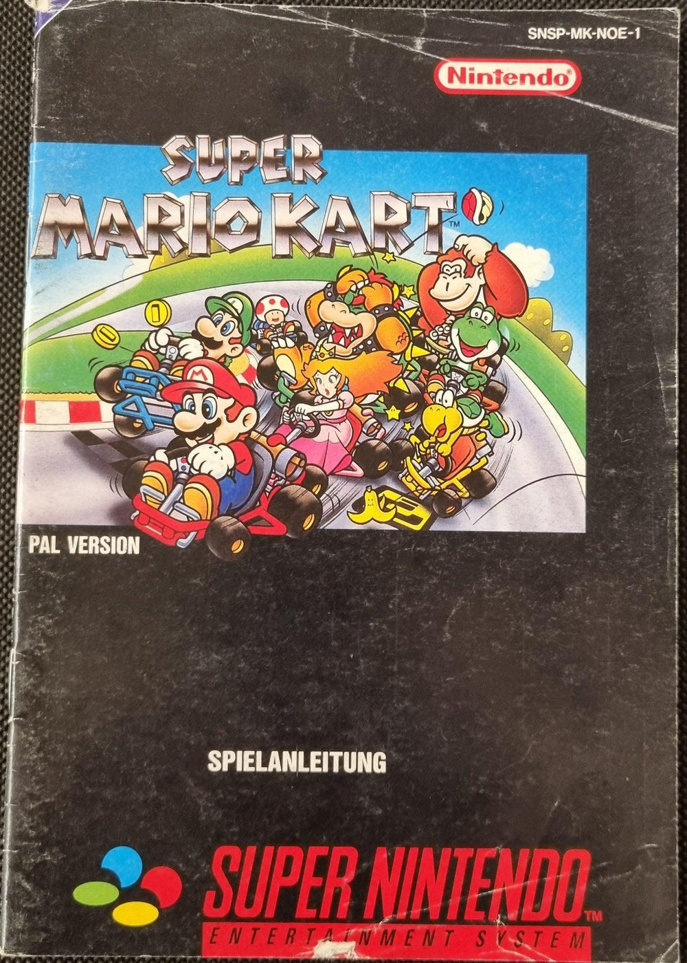 Super Mario Kart manual (NOE) (Slidt) - ZZGames.dk