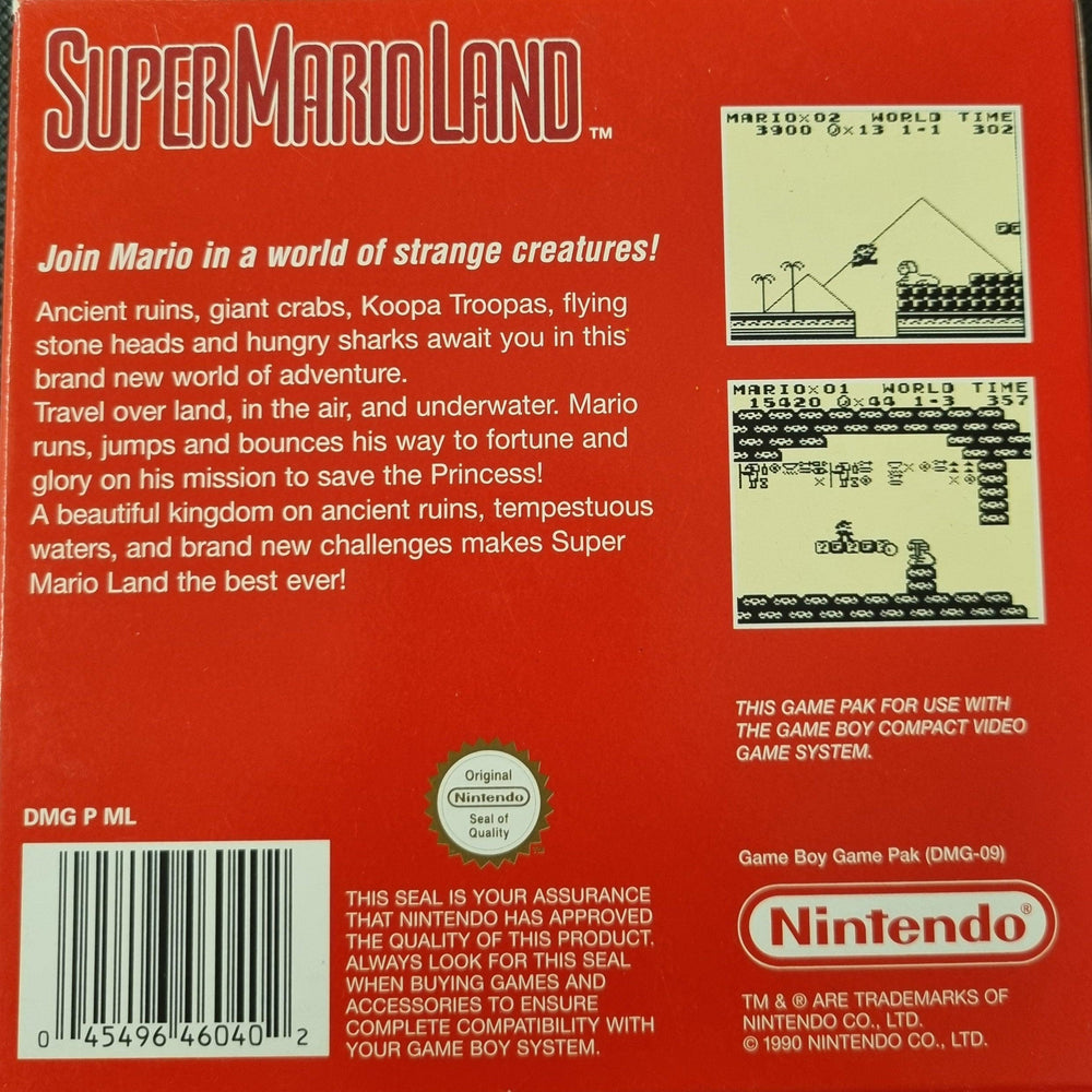 Super Mario Land i æske (Nintendo Classics) - ZZGames.dk