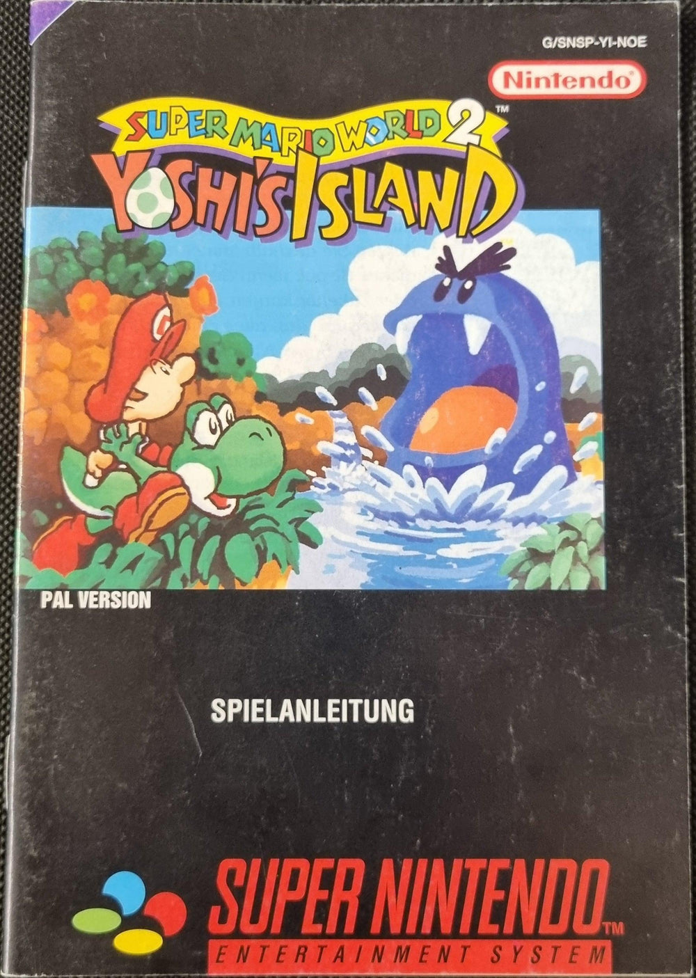 Super Mario World 2 Yoshi's Island manual (NOE) - ZZGames.dk