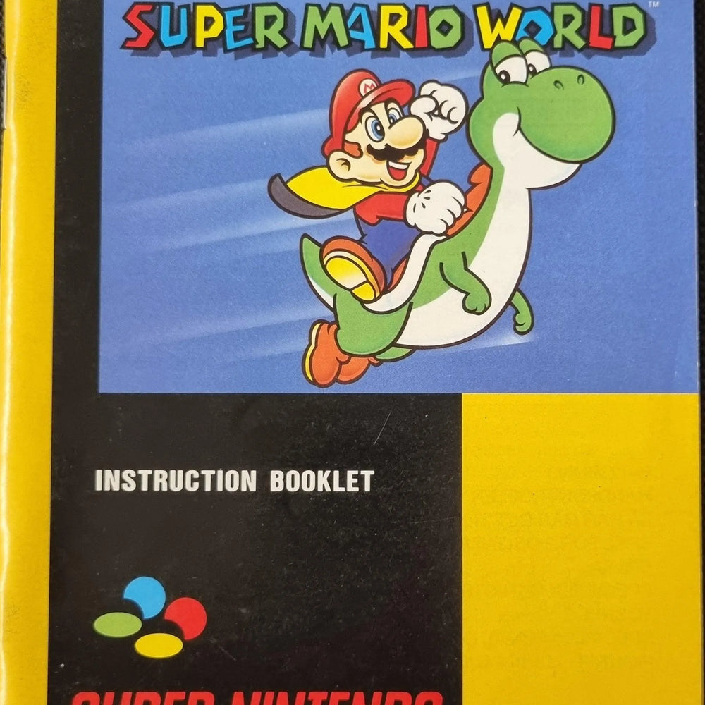 Super Mario World manual (SCN-1) - ZZGames.dk