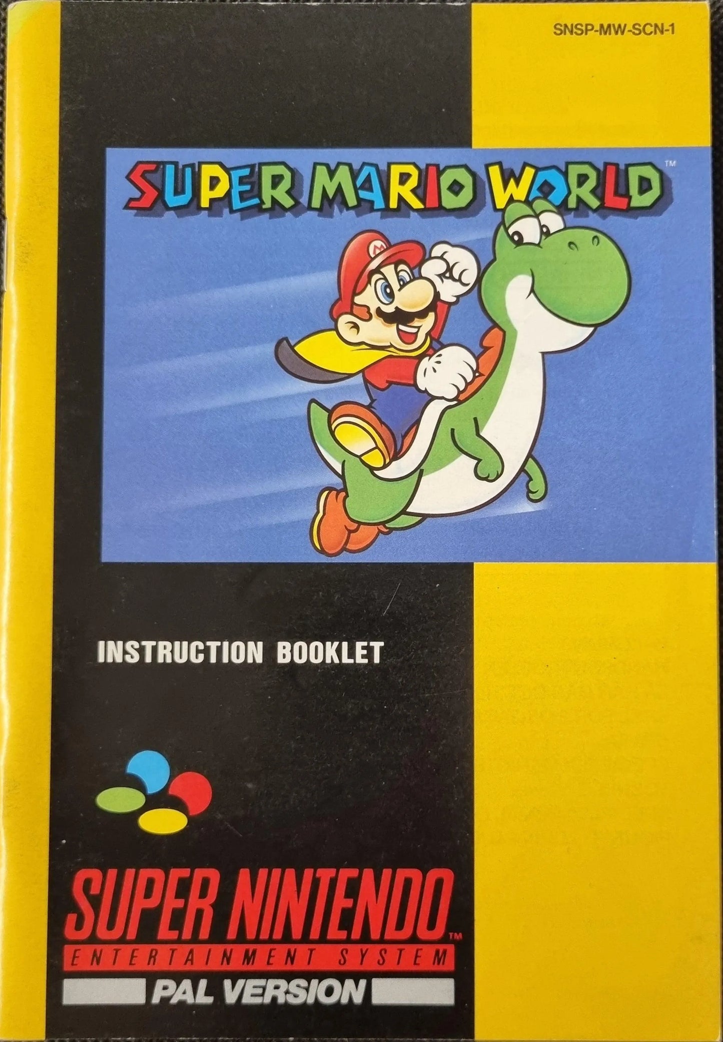 Super Mario World manual (SCN-1) - ZZGames.dk