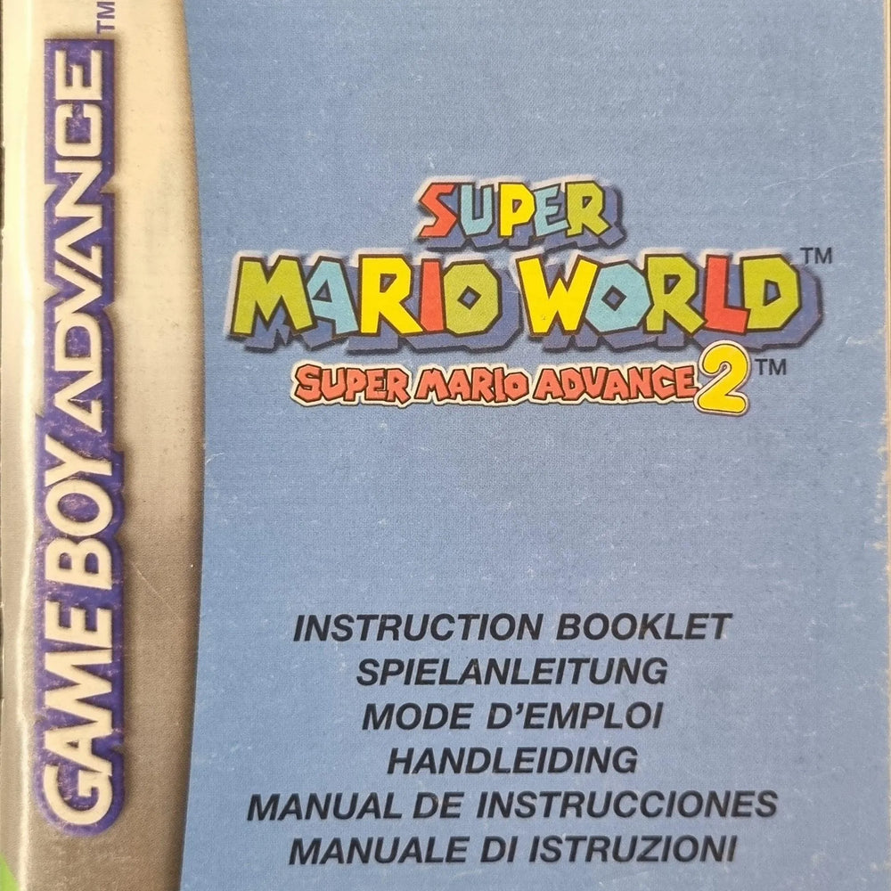 Super Mario World Super Mario Advance 2 manual (NEU6) (Lidt slid) - ZZGames.dk