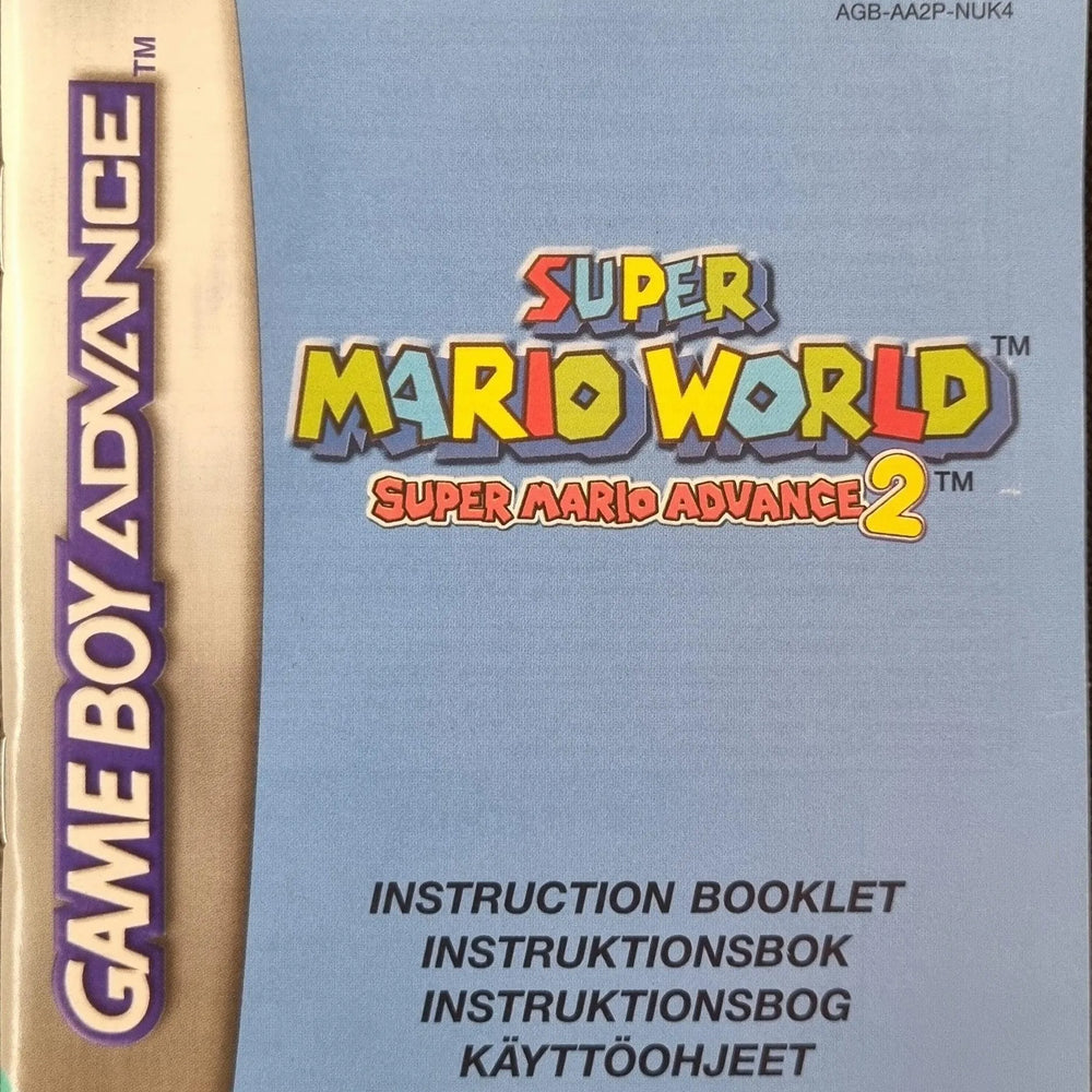Super Mario World Super Mario Advance 2 manual (NUK4) - ZZGames.dk