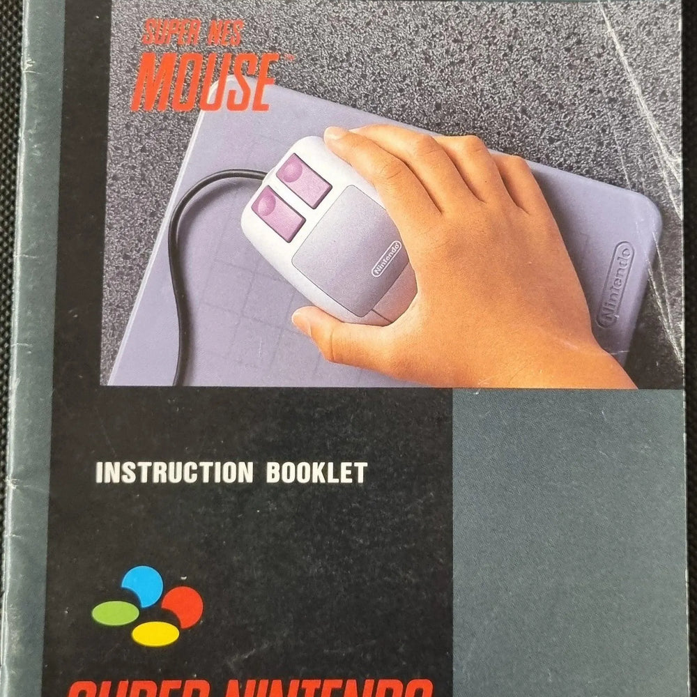 Super NES Mouse manual (SCN) (Slidt) - ZZGames.dk