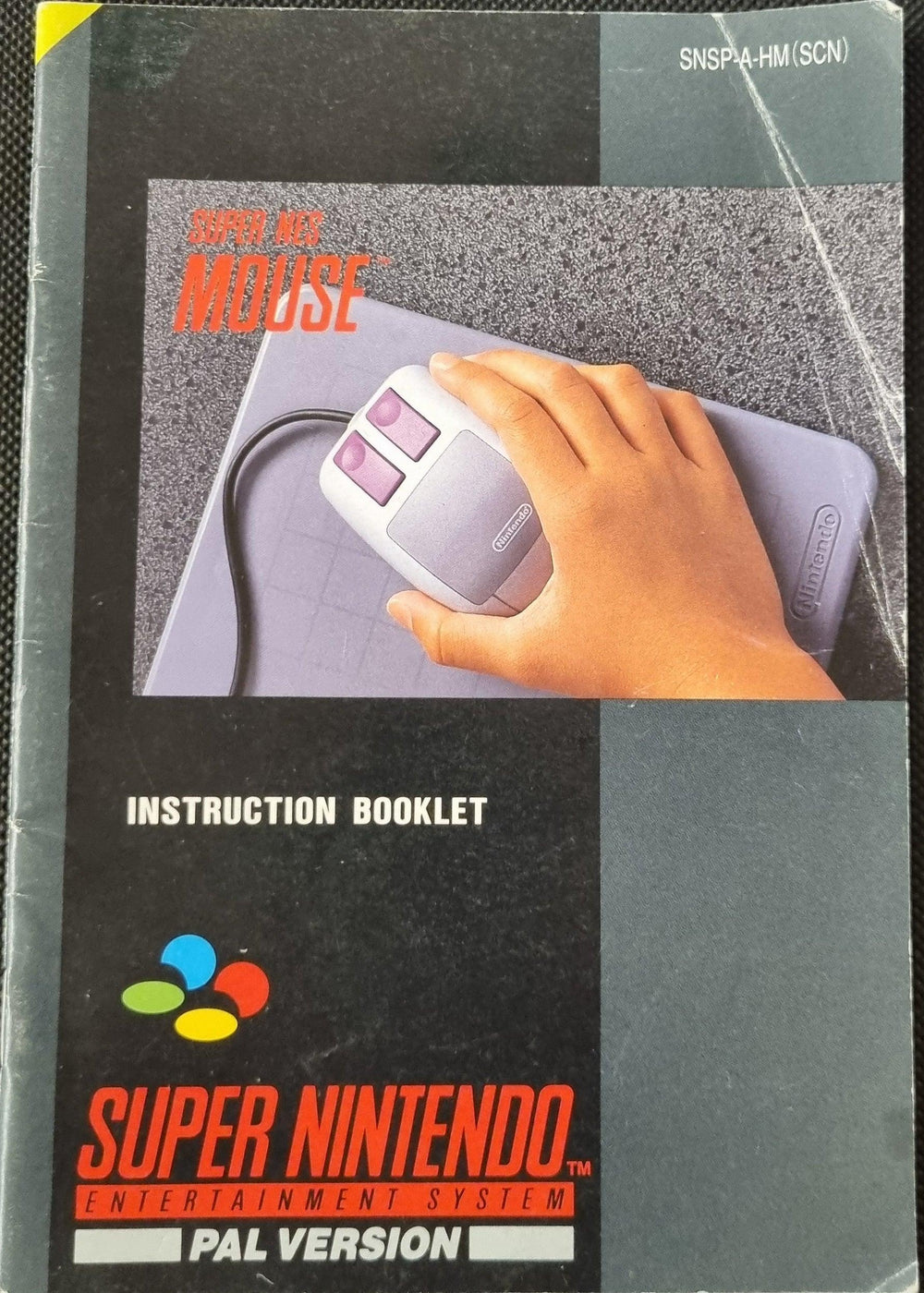 Super NES Mouse manual (SCN) (Slidt) - ZZGames.dk