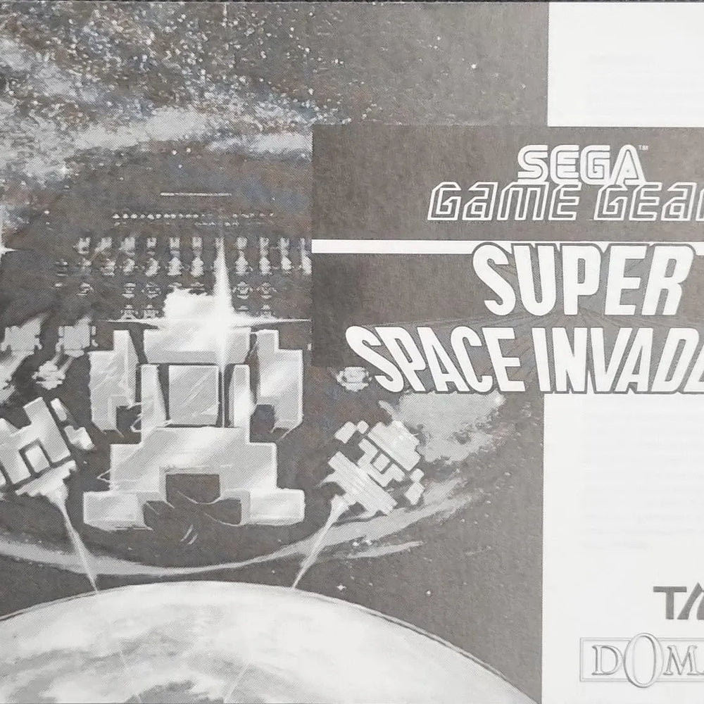 Super Space Invaders manual - ZZGames.dk