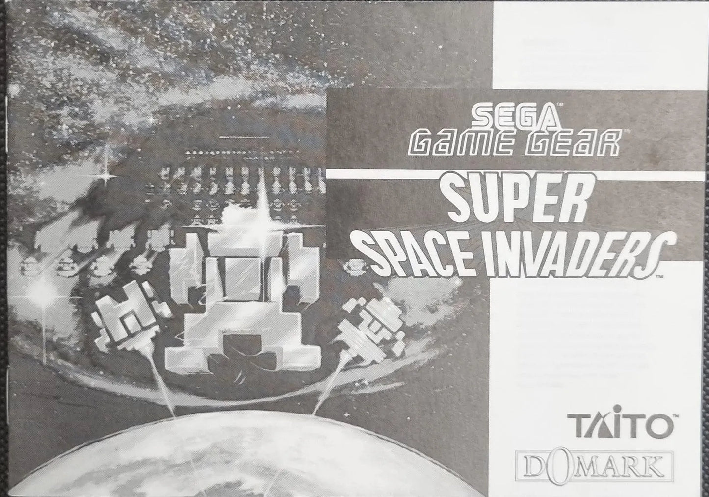 Super Space Invaders manual - ZZGames.dk