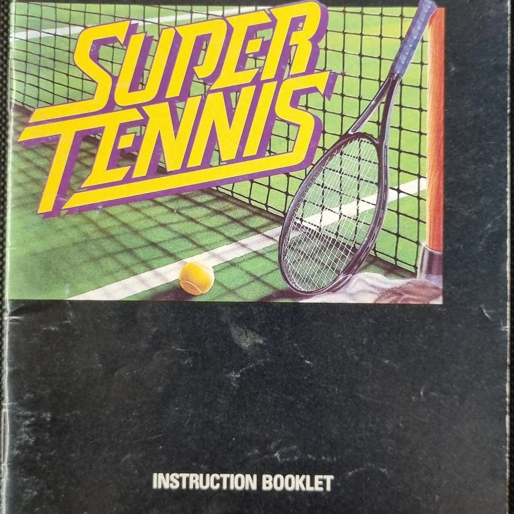 Super Tennis manual (USA) - ZZGames.dk