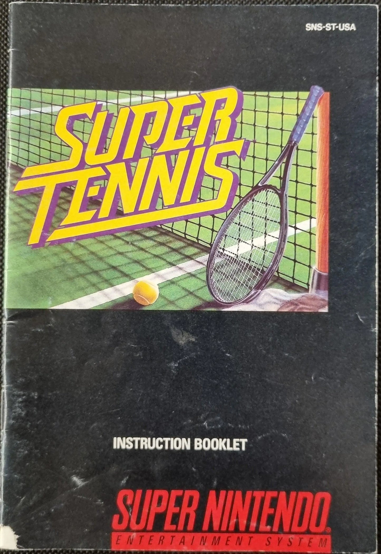 Super Tennis manual (USA) - ZZGames.dk