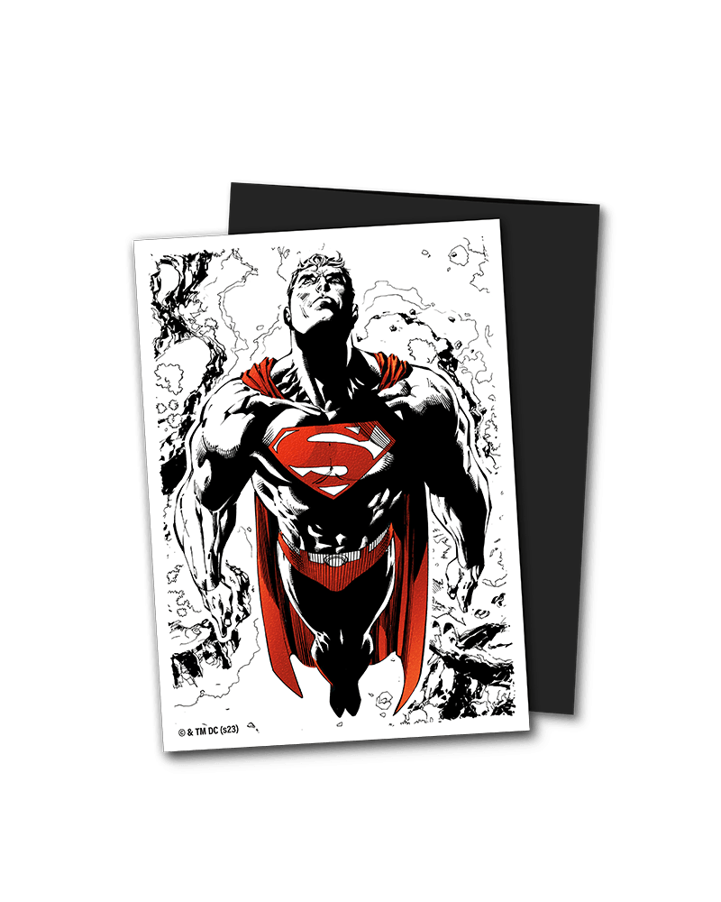 Superman Core (Red/White) Dual Matte Art Standard (63x88mm) - ZZGames.dk