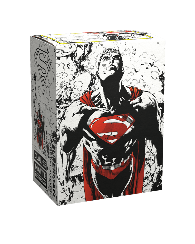 Superman Core (Red/White) Dual Matte Art Standard (63x88mm) - ZZGames.dk