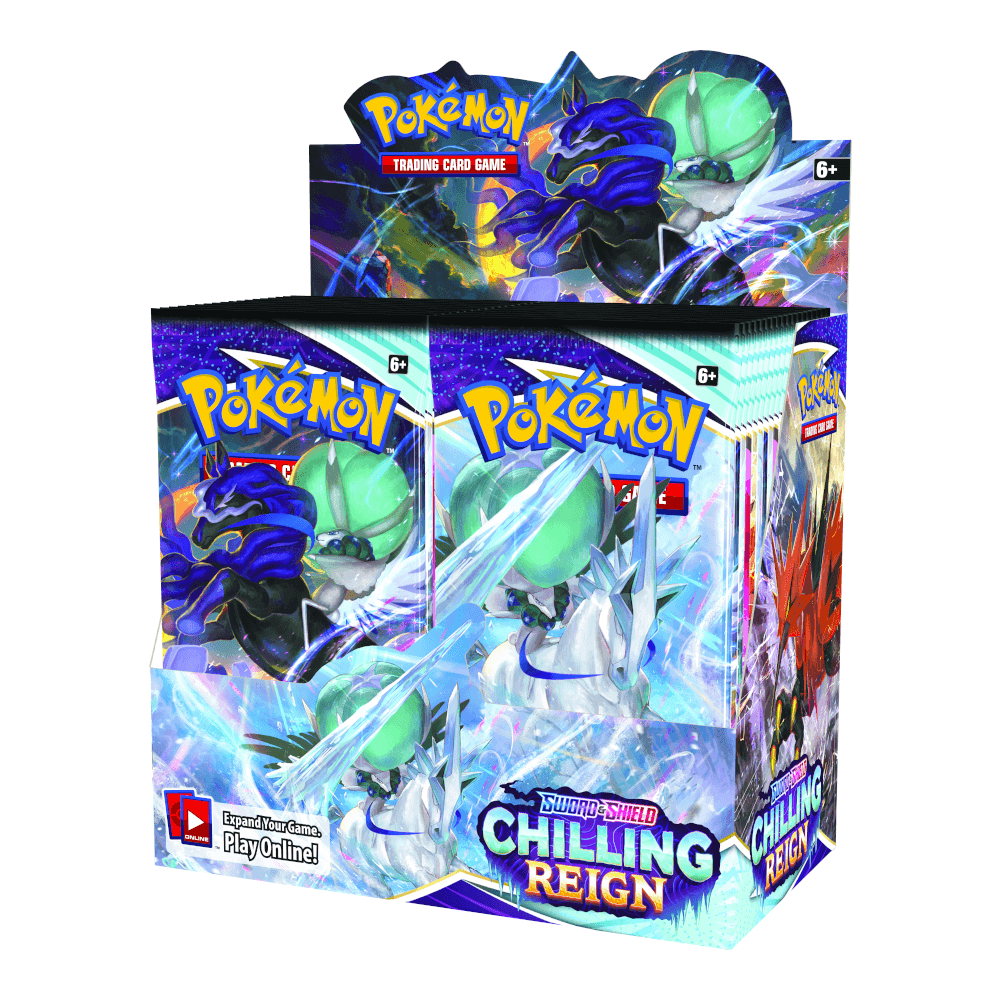 Sword & Shield 6 Chilling Reign Display - ZZGames.dk
