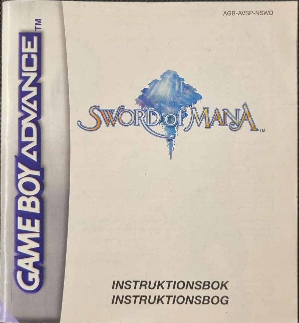 Sword of Mana manual (SWD) - ZZGames.dk
