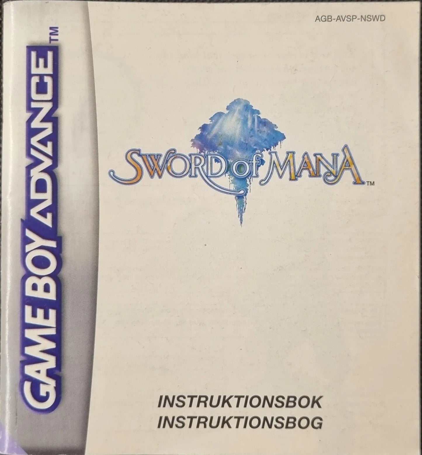 Sword of Mana manual (SWD) - ZZGames.dk