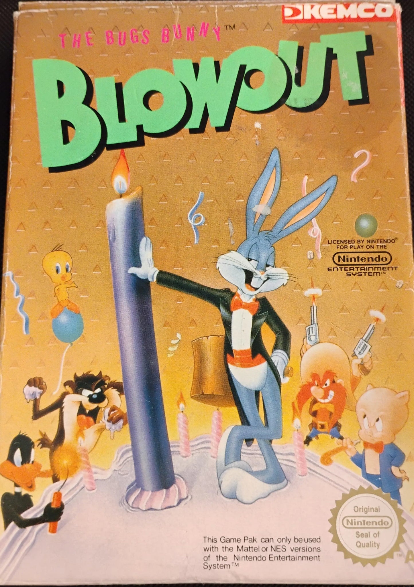 The Bugs Bunny Blowout i æske (UKV) (Slidt æske) - ZZGames.dk