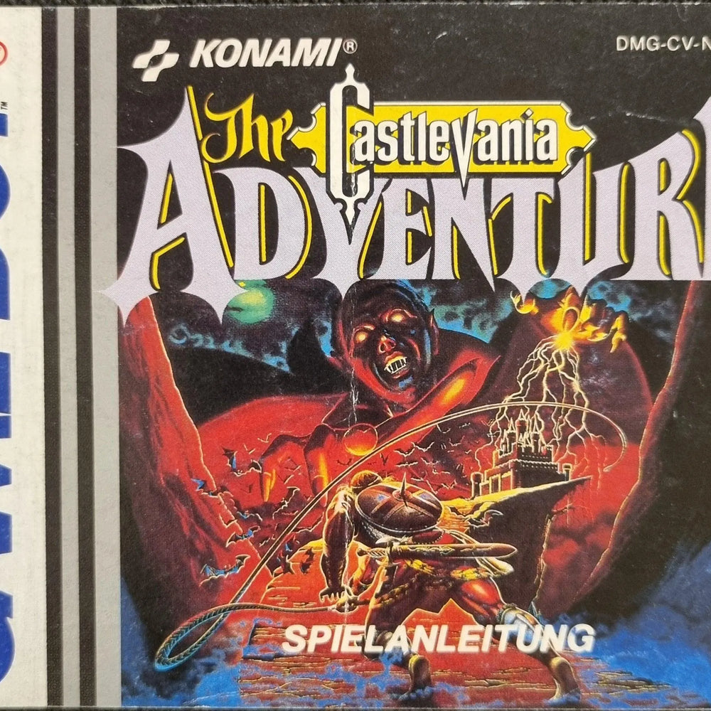 The Castlevania Adventure manual (NOE) - ZZGames.dk