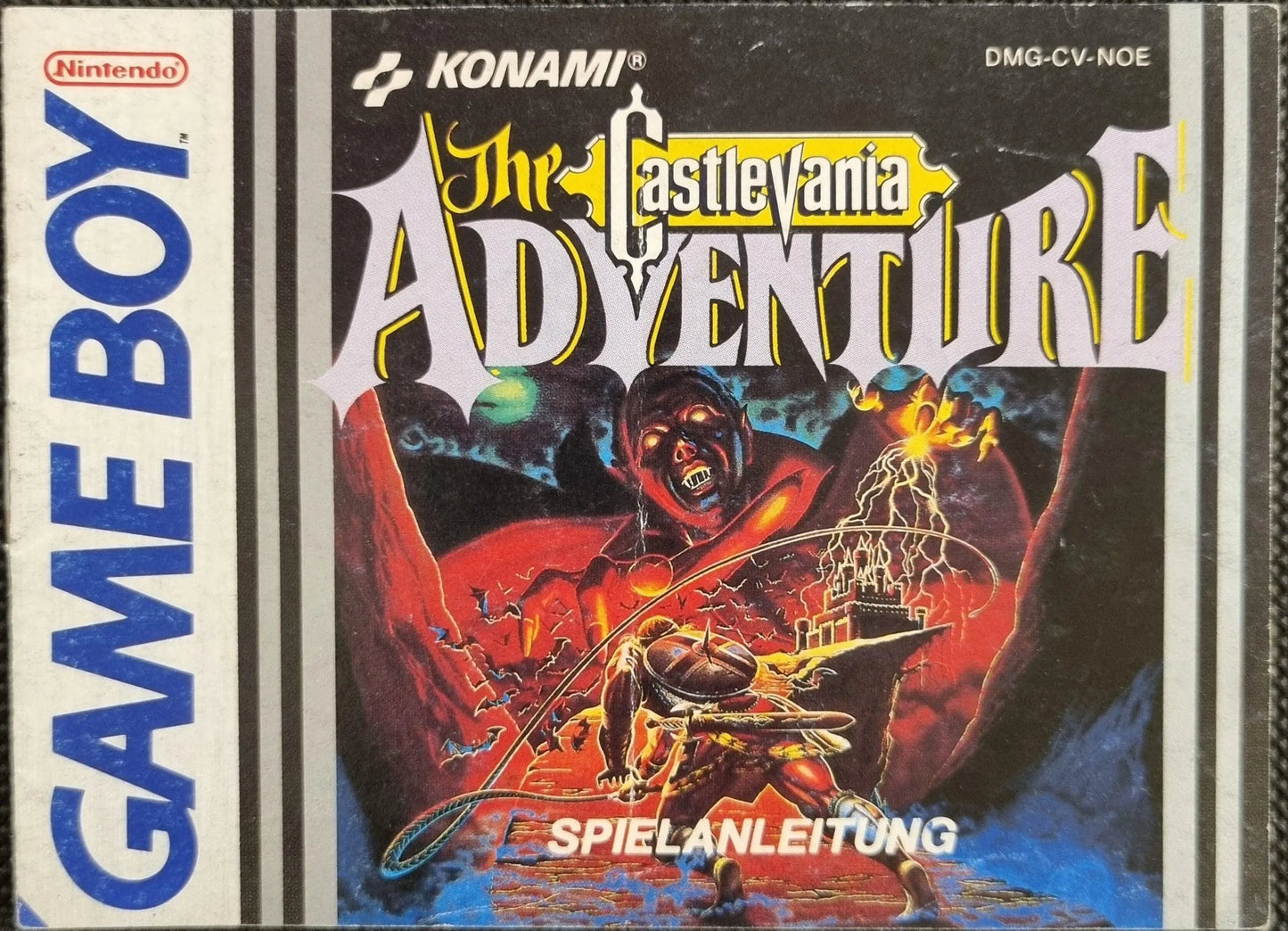 The Castlevania Adventure manual (NOE) - ZZGames.dk