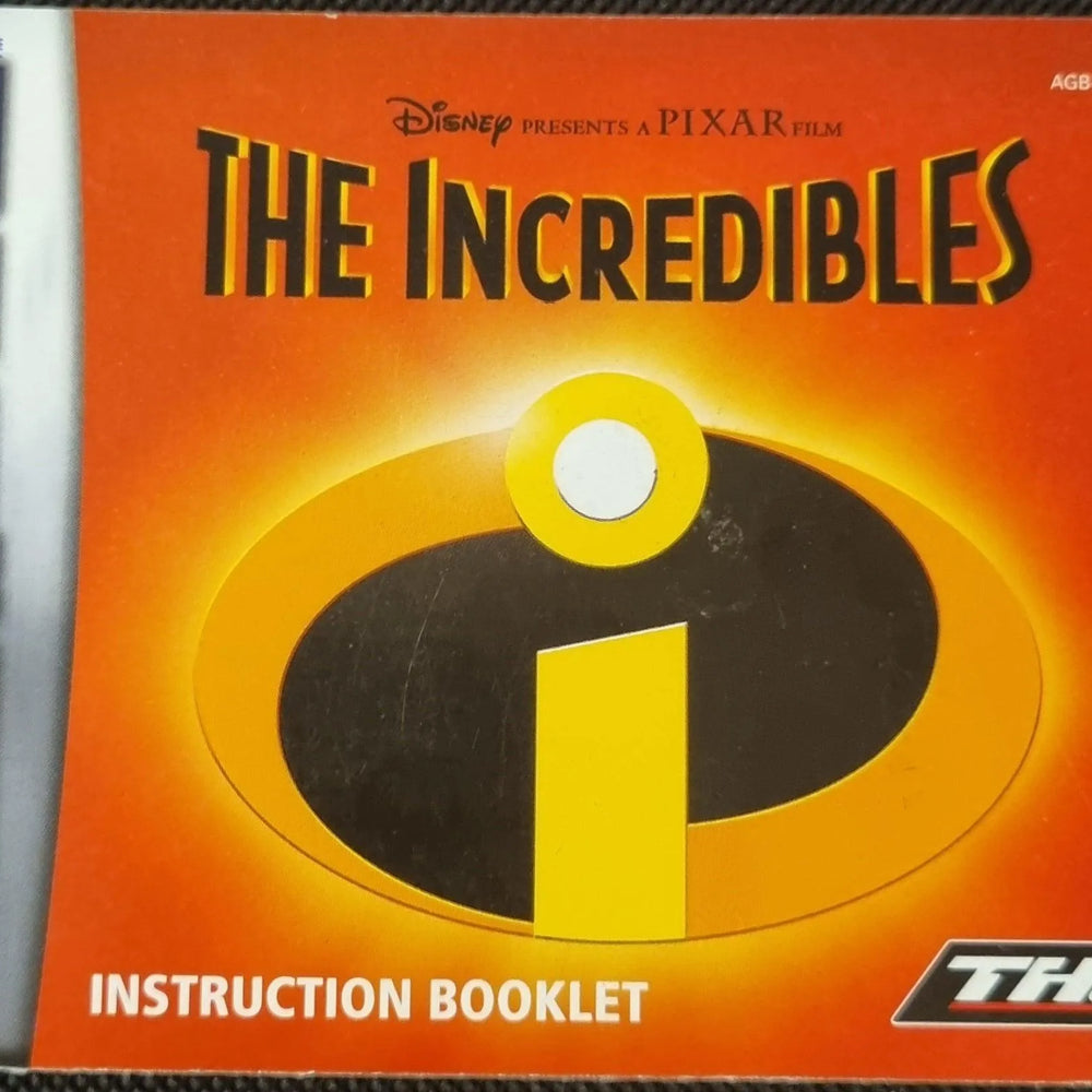 The Incredibles manual (UKV) - ZZGames.dk