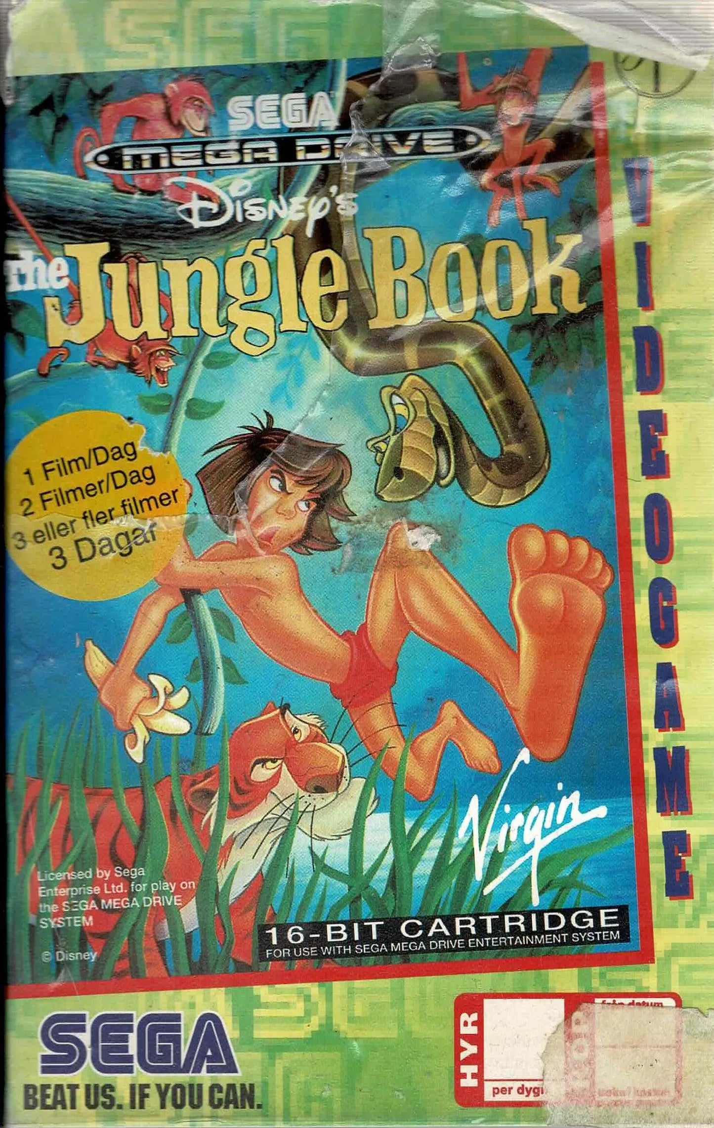 The Jungle Book Udlejningsæske (slidt æske) - ZZGames.dk