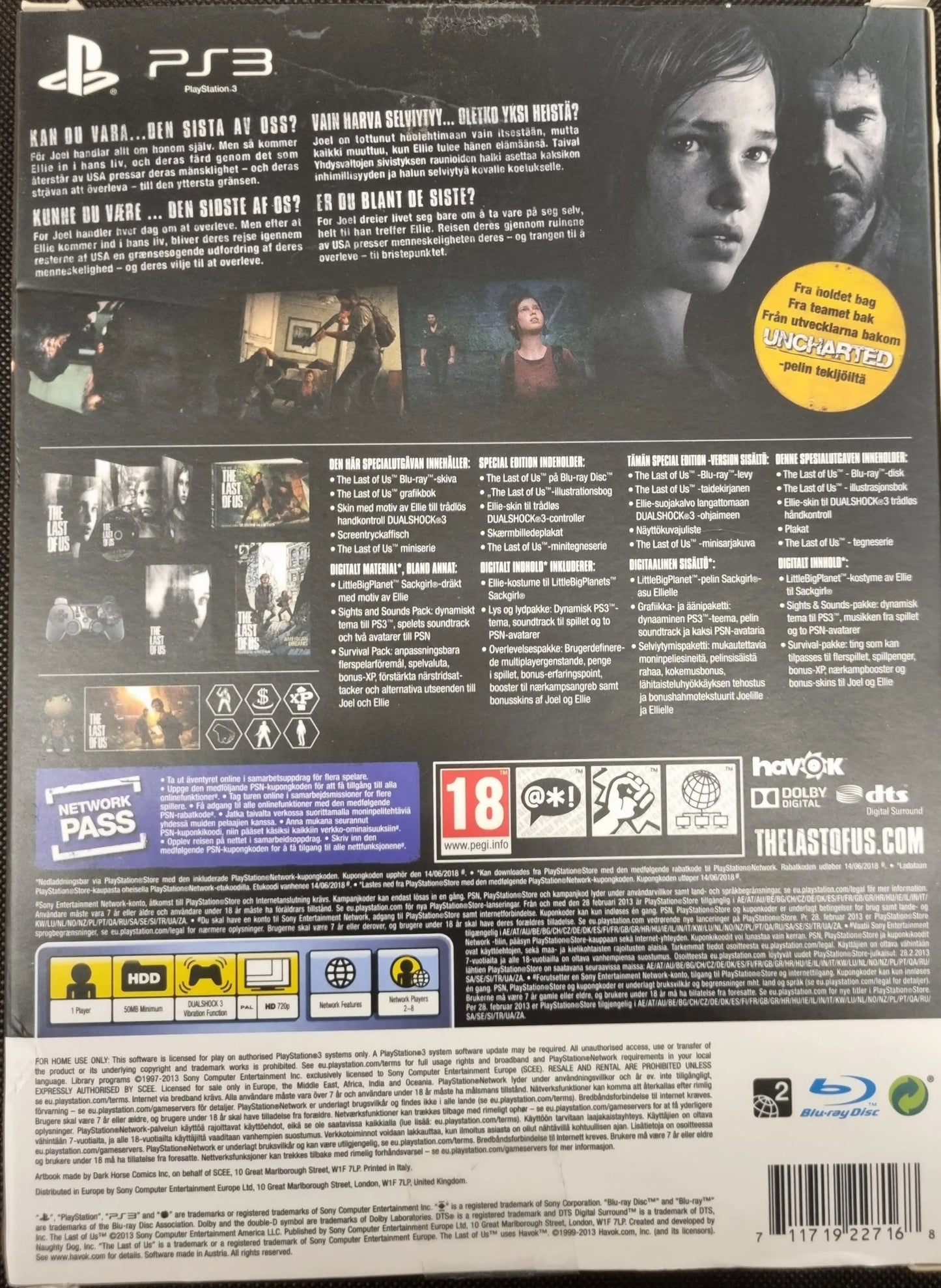 The Last of Us (Ellie Edition) (Mindre slid på papæsken) - ZZGames.dk