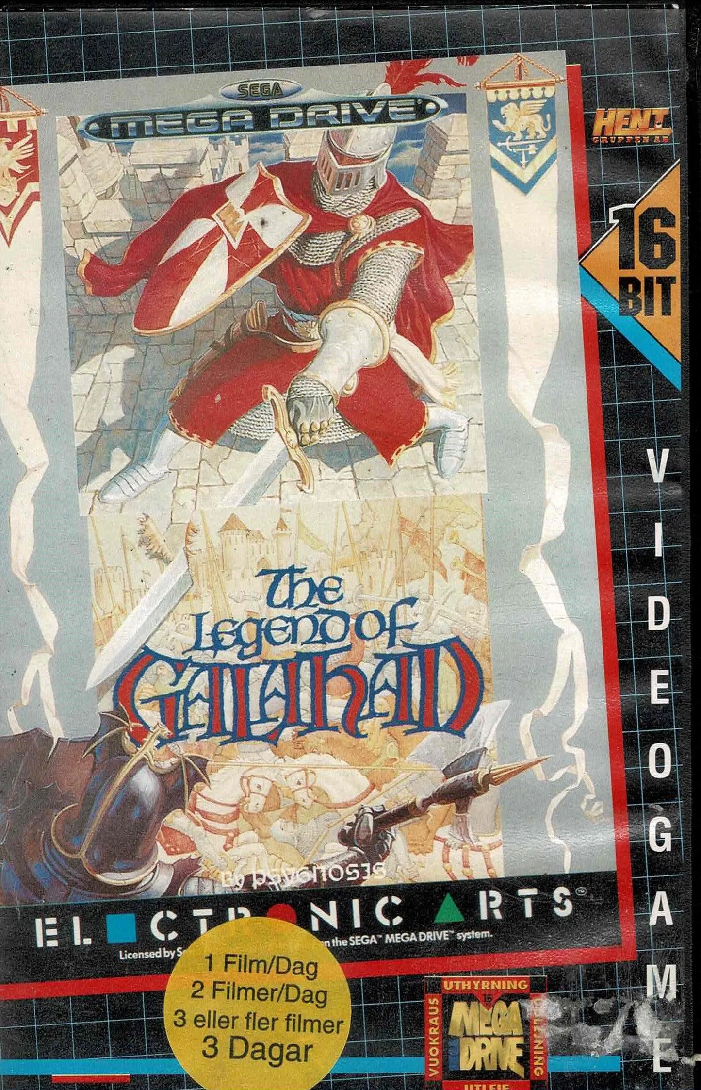 The Legend Of Galahad Udlejningsæske (slidt æske) - ZZGames.dk
