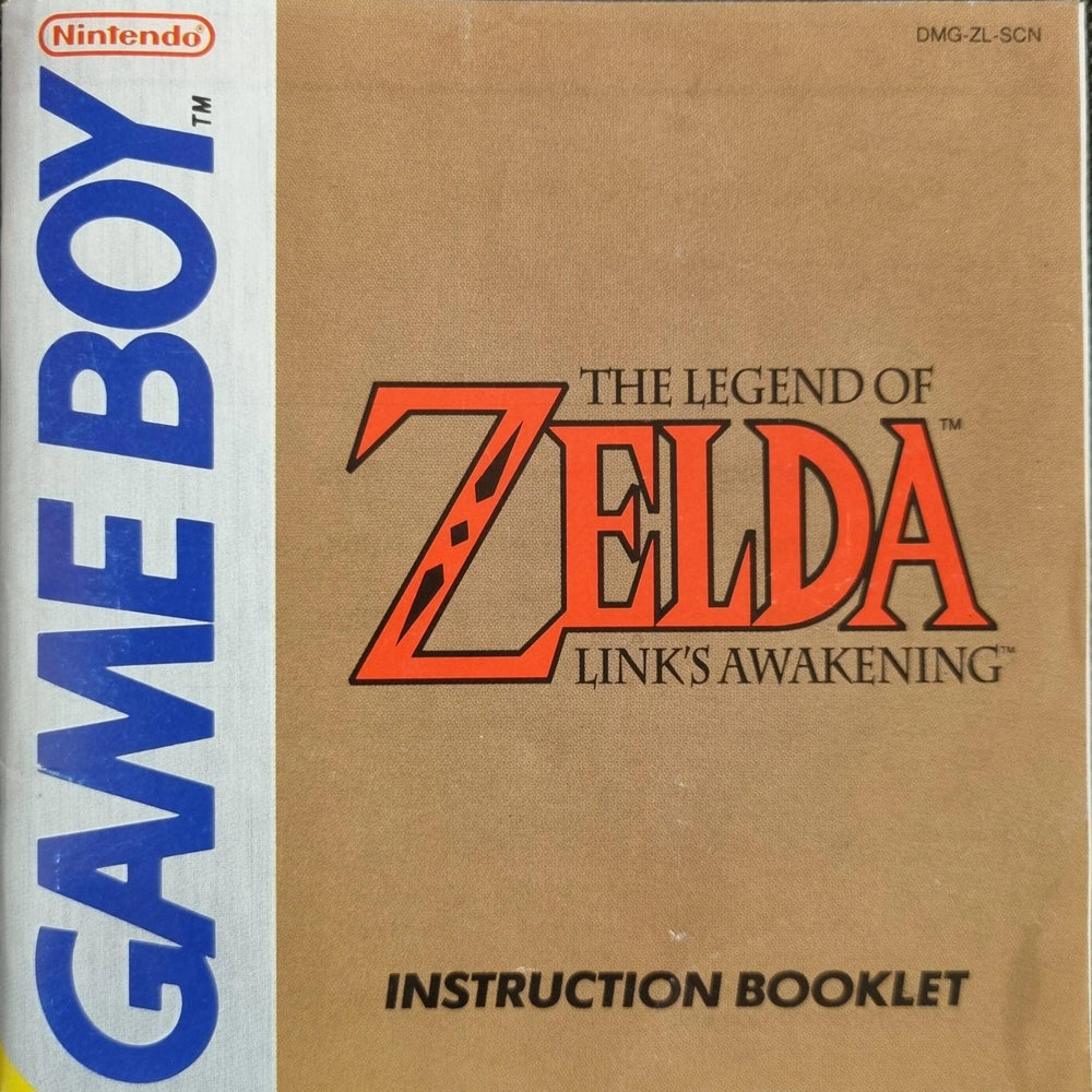 The Legend of Zelda Link's Awakening manual (SCN) - ZZGames.dk