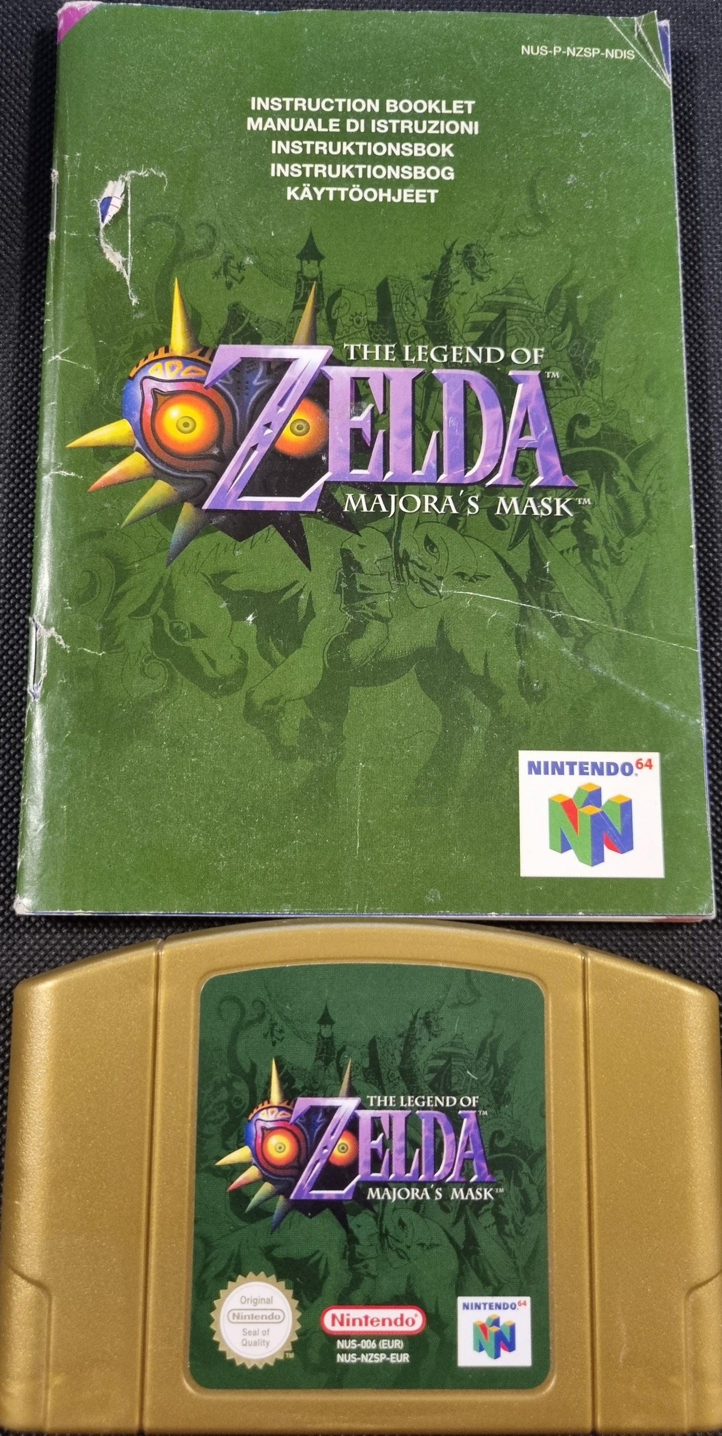 The Legend of Zelda Majora's Mask (m. manual) - ZZGames.dk