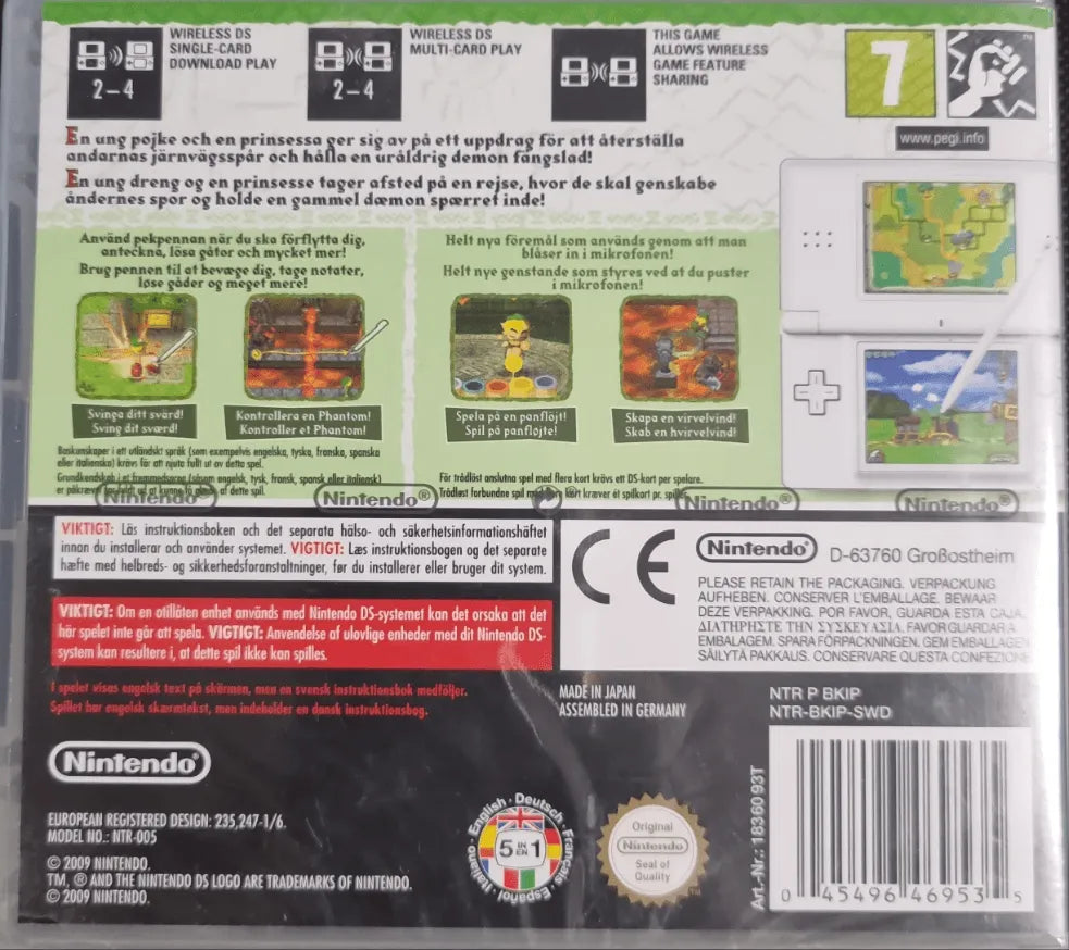 
                  
                    The Legend of Zelda Spirit Tracks (Forseglet m. mindre brud i forseglingen) - ZZGames.dk
                  
                