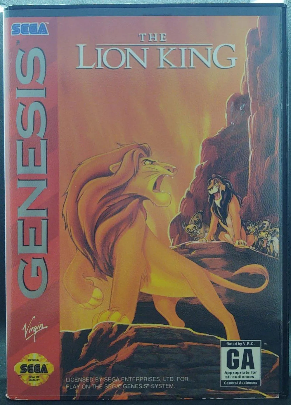 The Lion King (Genesis) - ZZGames.dk