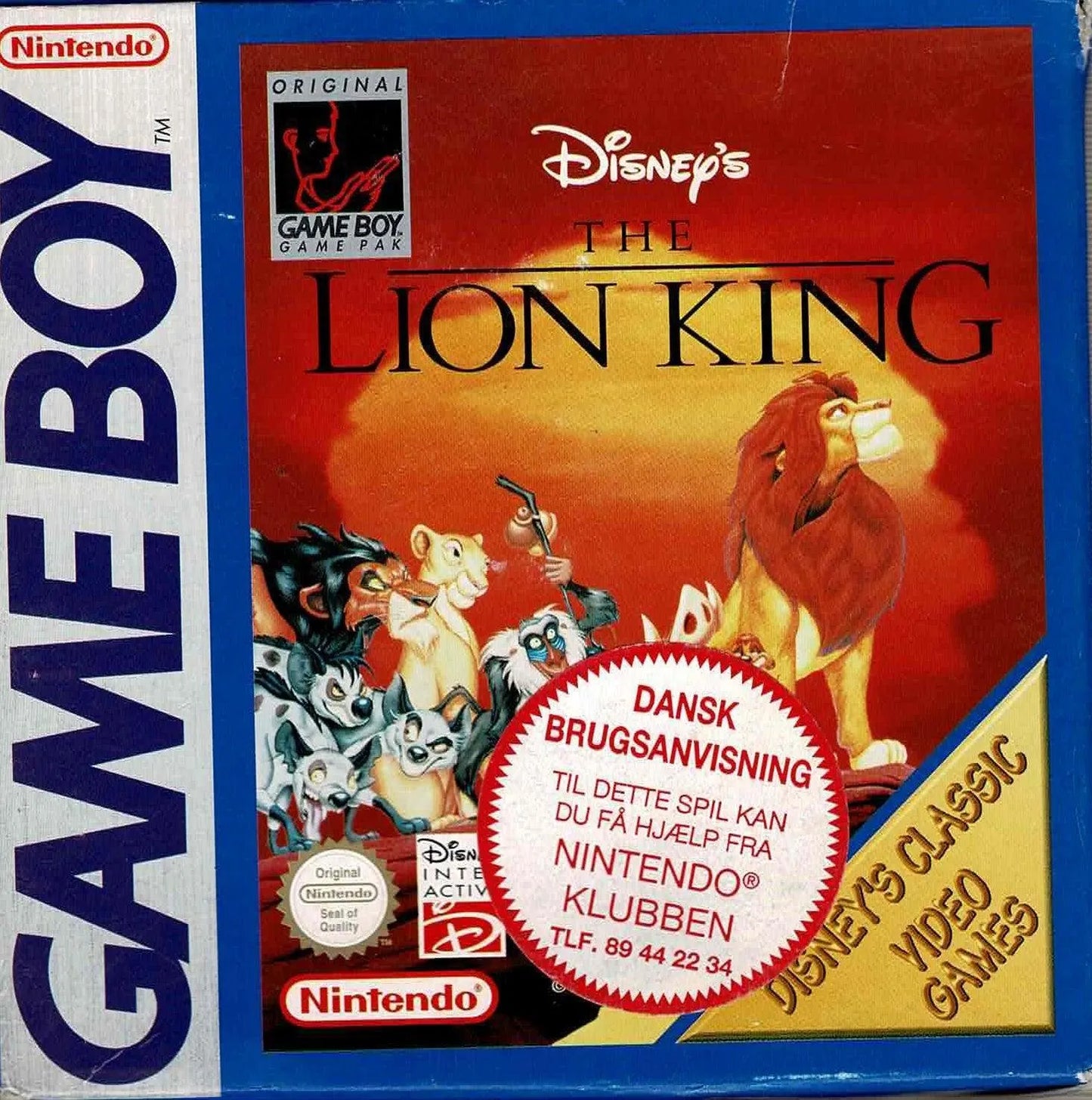 The Lion King i æske (m. kosmetiske fejl) - ZZGames.dk