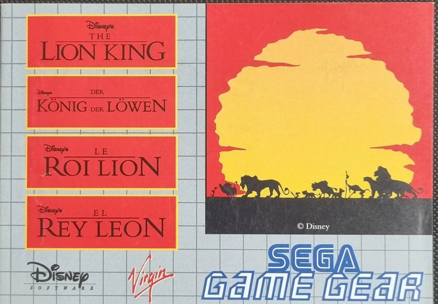 The Lion King manual - ZZGames.dk