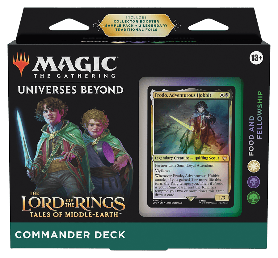 The Lord of the Rings: Tales of Middle-earth Commander Deck Food and Fellowship - ZZGames.dk