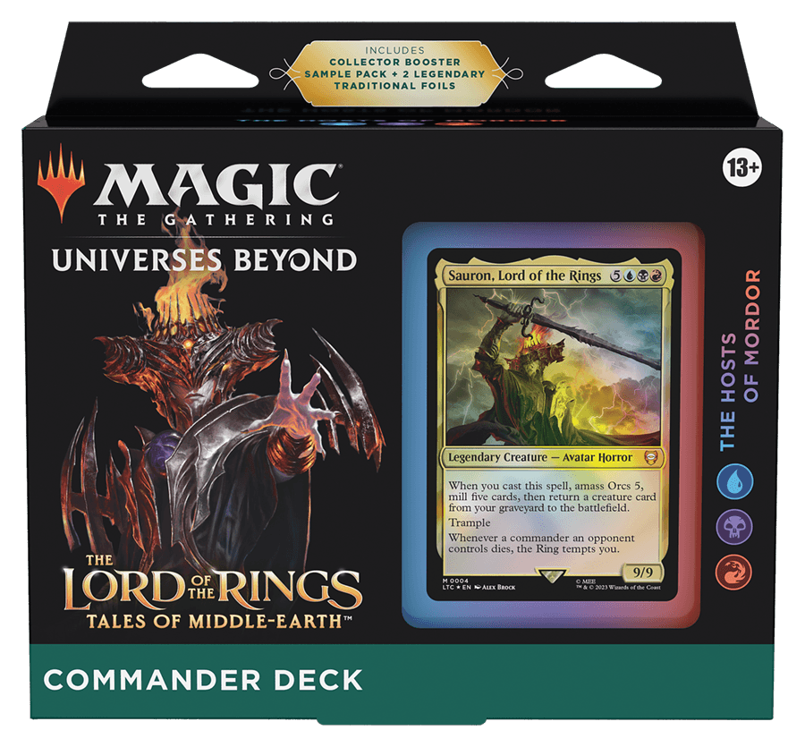 The Lord of the Rings: Tales of Middle-earth Commander Deck The Hosts of Mordor - ZZGames.dk
