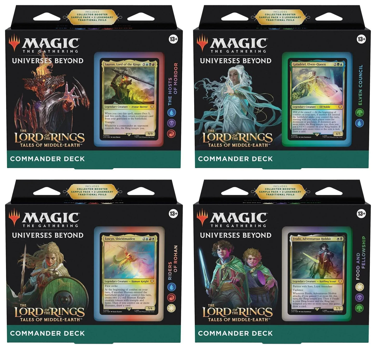 The Lord of the Rings: Tales of Middle-earth Commander Deck Display - ZZGames.dk