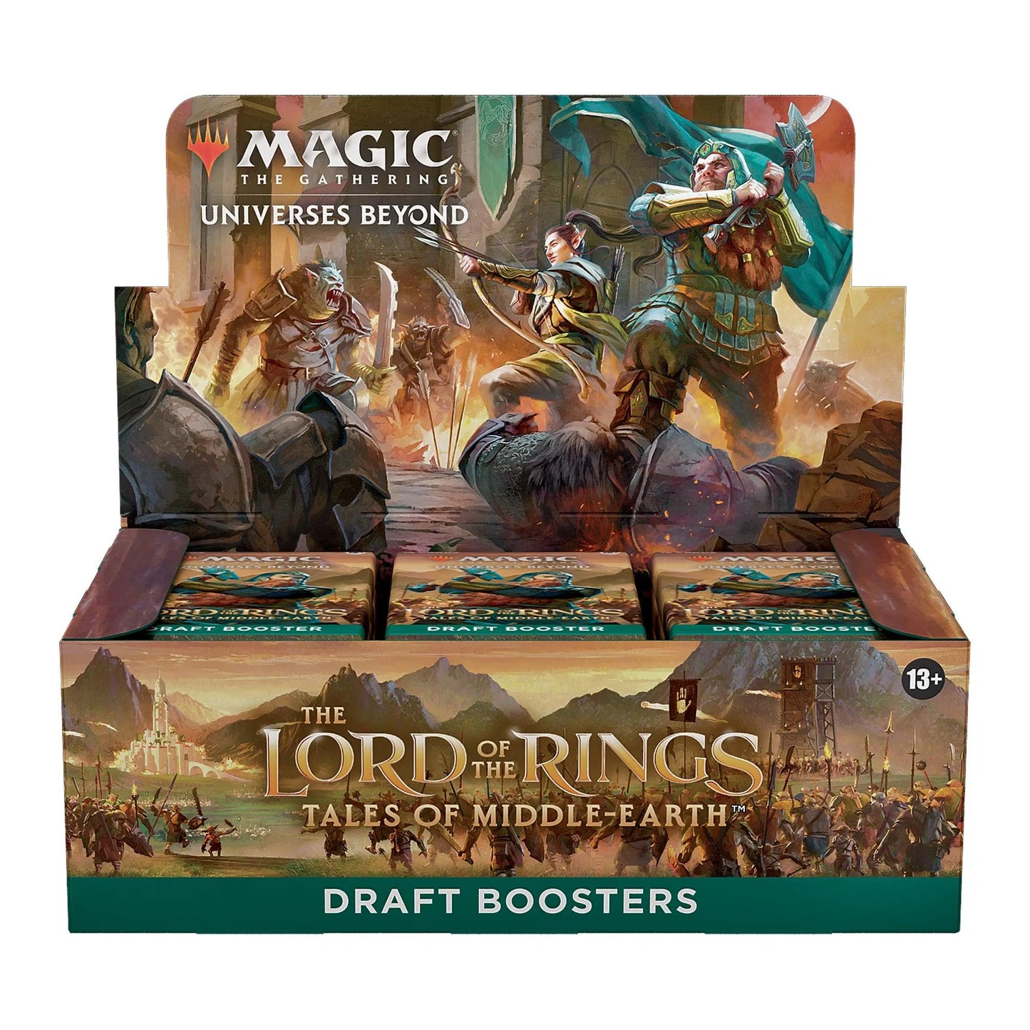 The Lord of the Rings: Tales of Middle-earth Draft Booster Display - ZZGames.dk